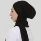 Turban with shawl - Tamara - Black