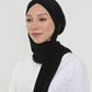Turban with shawl - Tamara - Black