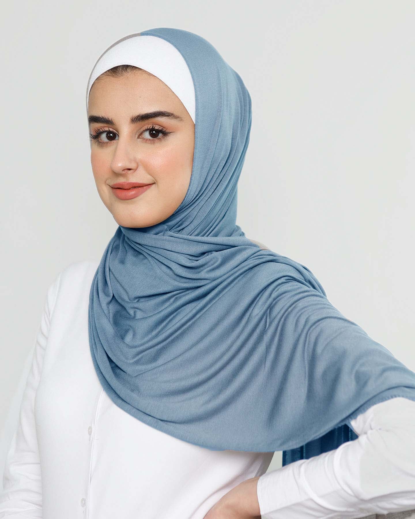 Hijab - Stretch Jersey - Royal Blue