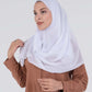 Hijab - Instant chiffon loop - White
