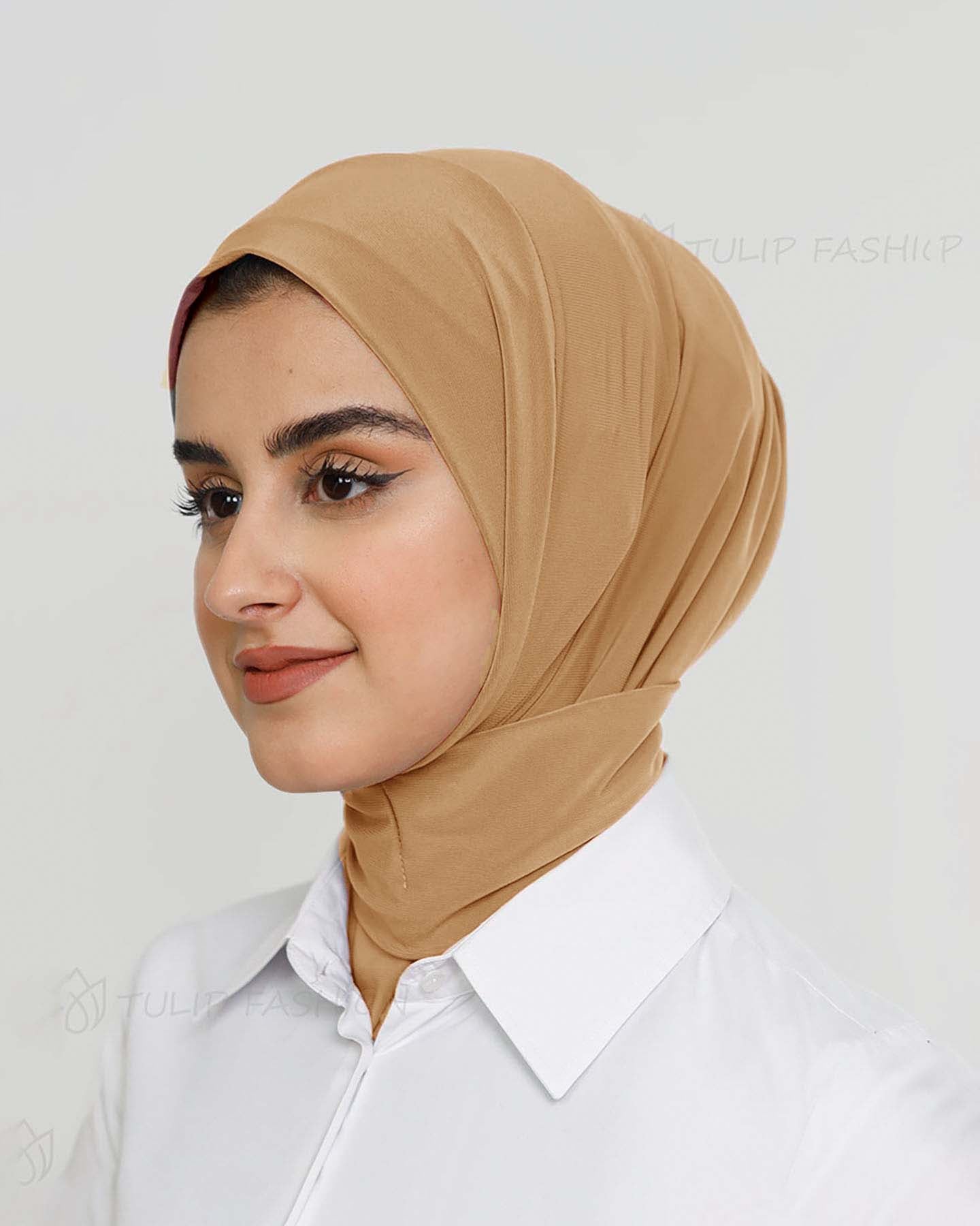 Al Amira Instant Hijab - Cinnamon Brown