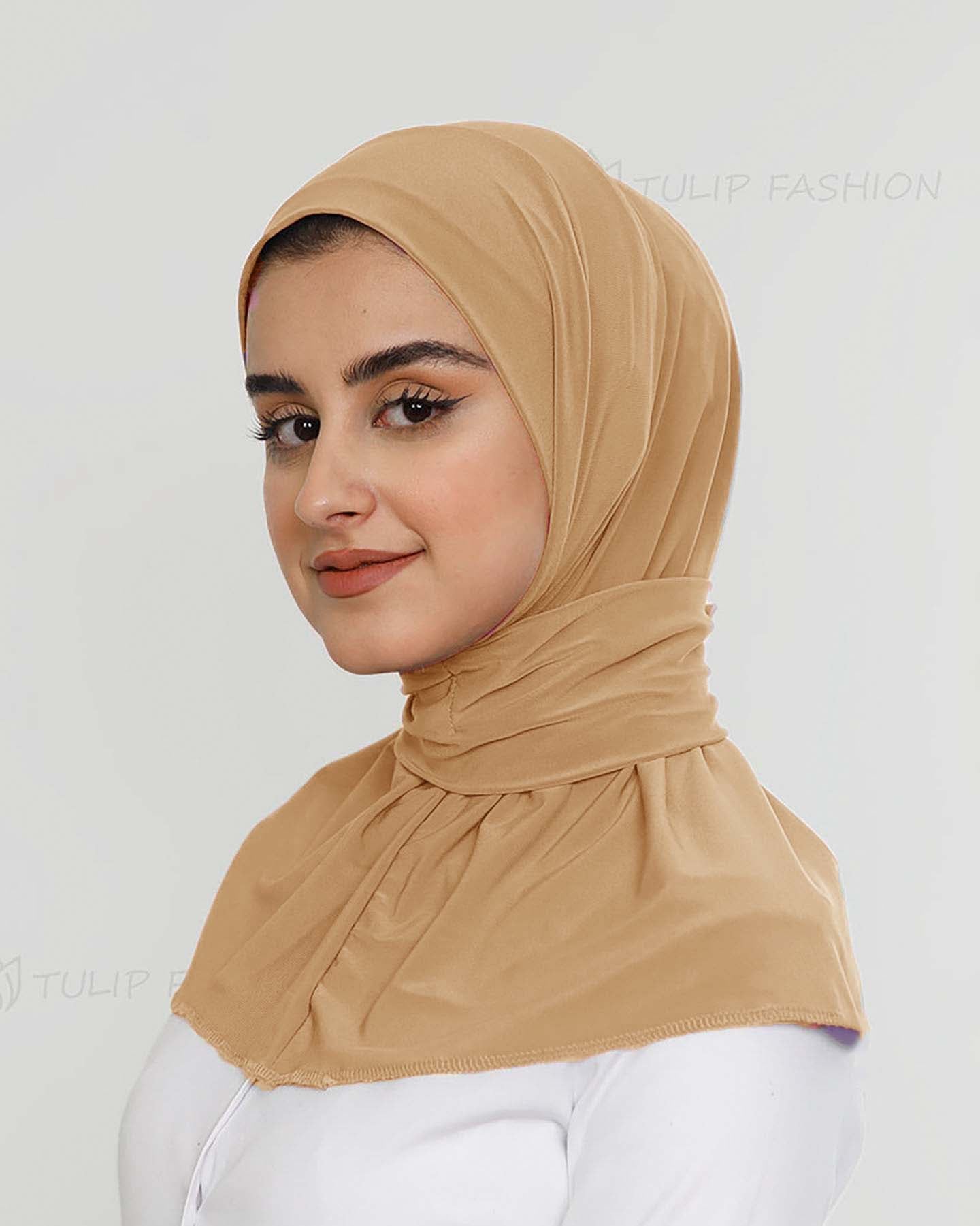 Al Amira Instant Hijab - Cinnamon Brown