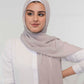 Premium Chiffon Hijab - Light Gray