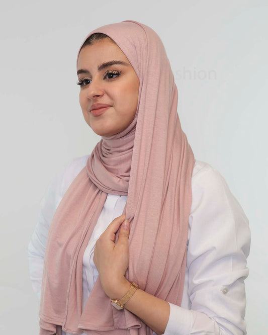 Premium Jersey Hijab - Light Mauve