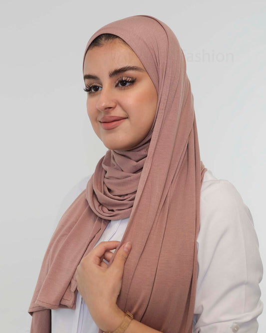 Premium Jersey Hijab - Mauve
