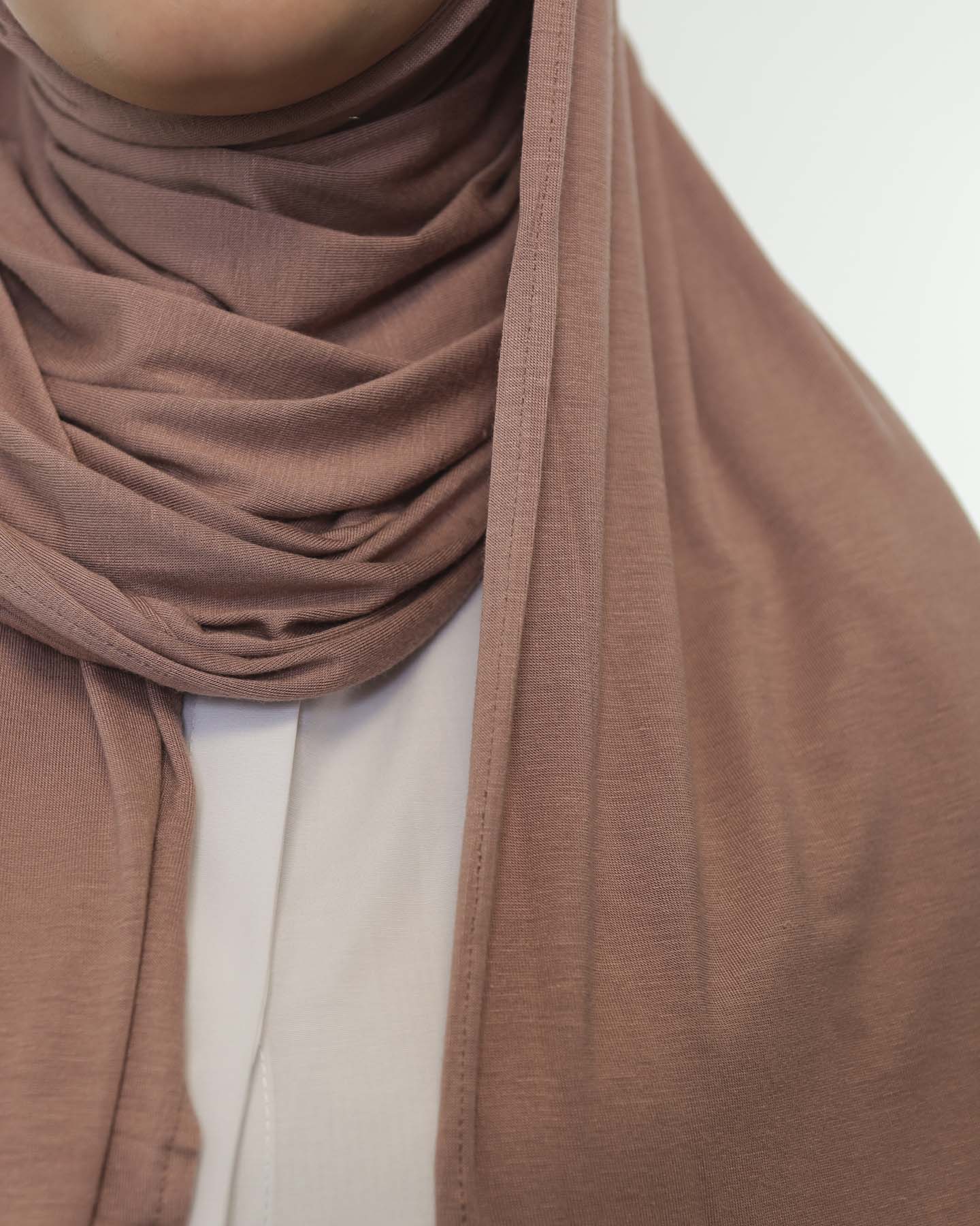 Premium Jersey Hijab - Mauve