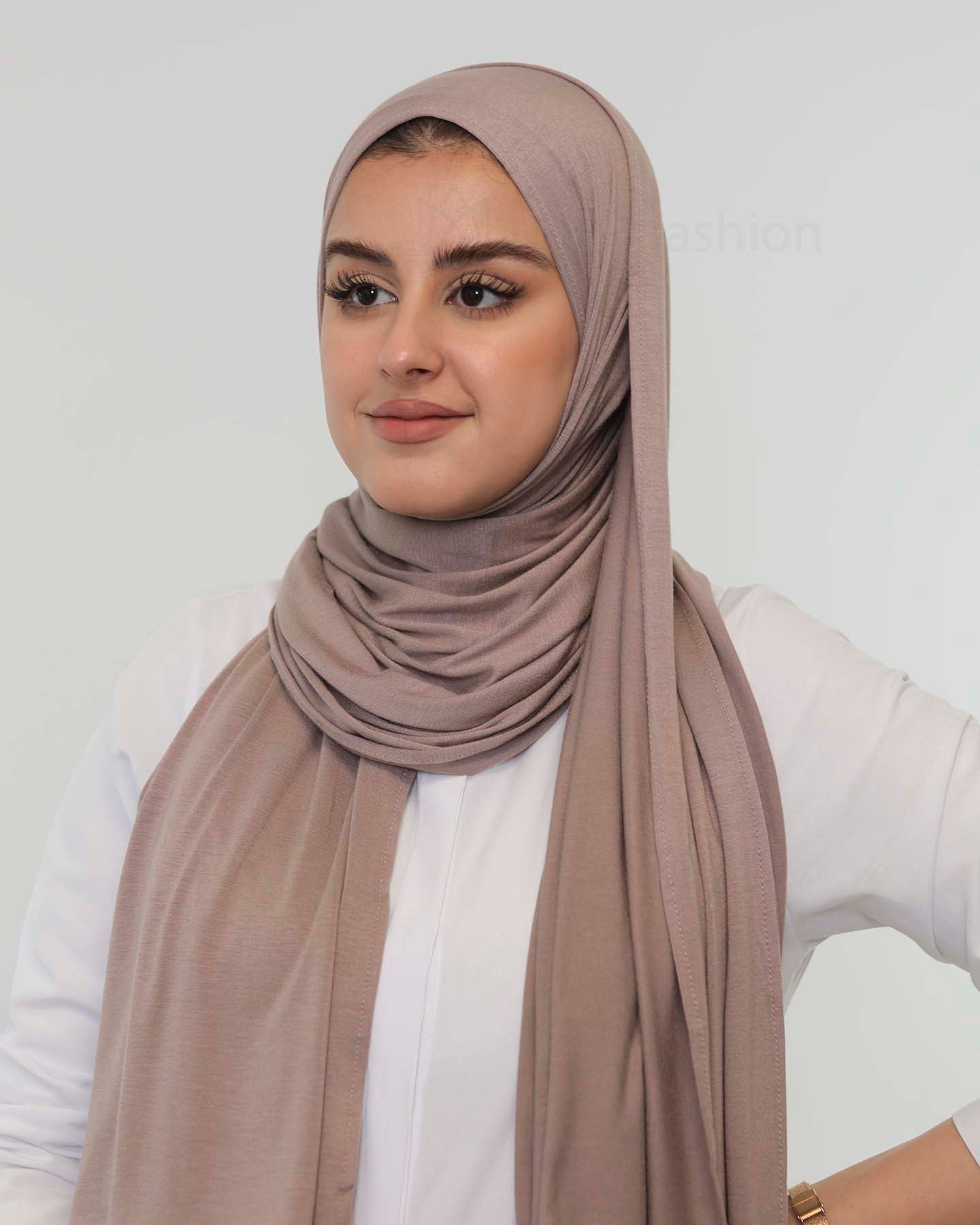 Premium Jersey Hijab - Old Mauve