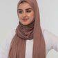 Premium Jersey Hijab - Brown
