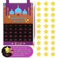Ramadan Decoration - Ramadan Calendar Stars - Purple stars
