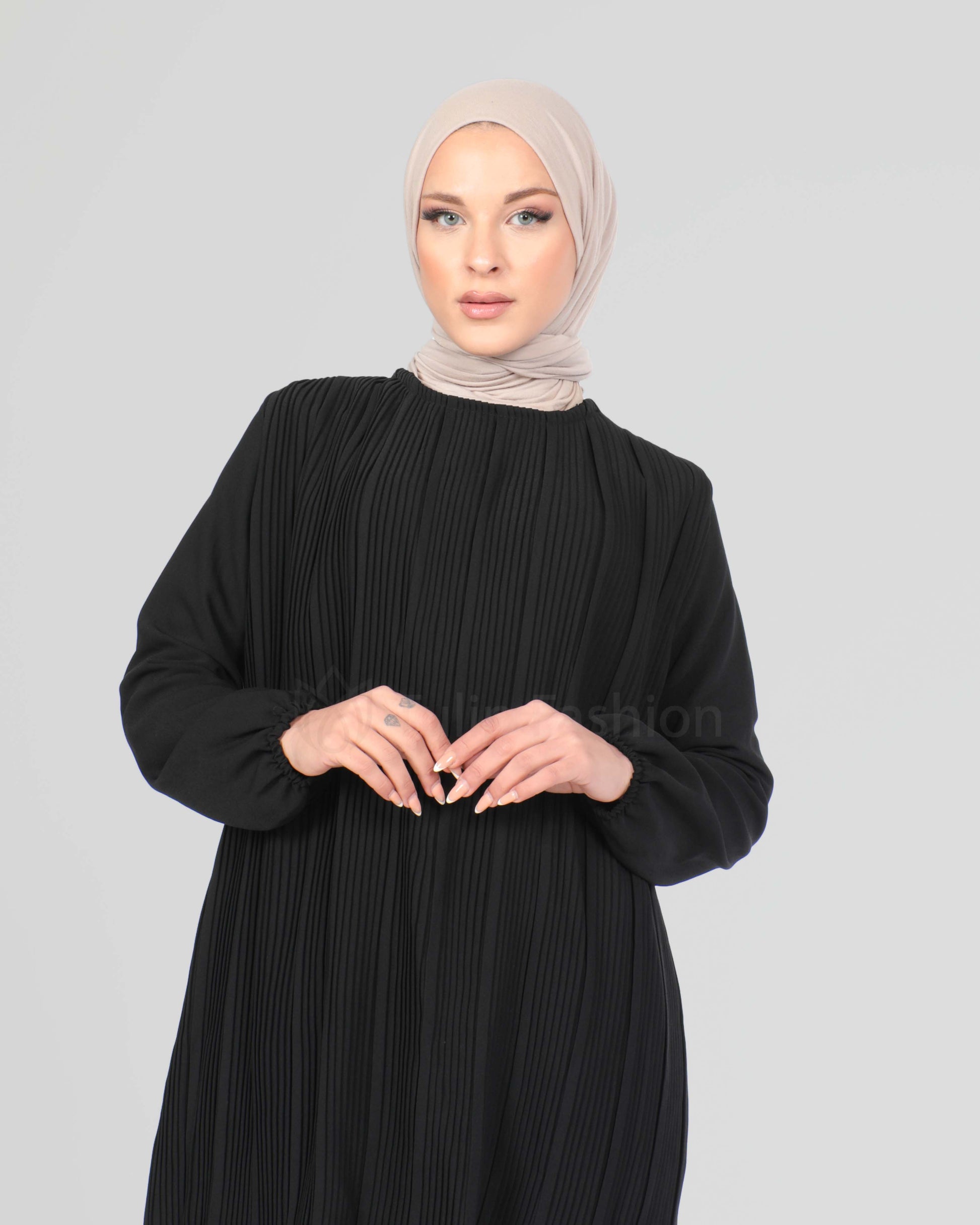 Tunic set with pants - Black