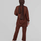 Tunic set with pants - Brown