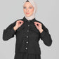 Shirt set with skirt - Black