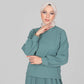 Blouse set with skirt - Green