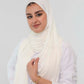 Premium Jersey Hijab - Off-White