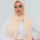 Premium Jersey Hijab - Cream