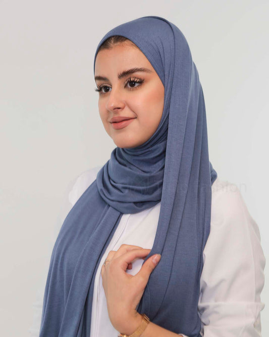 Premium Jersey Hijab - Royal Blue
