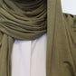 Premium Jersey Hijab - Olive Green