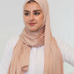 Premium Jersey Hijab - Peach