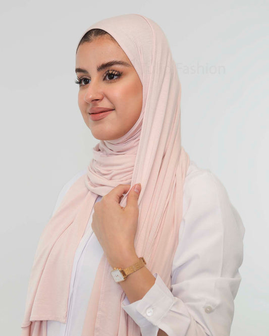 Premium Jersey Hijab - Nude Pink