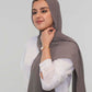 Premium Chiffon Hijab - Dark Gray