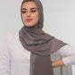 Premium Chiffon Hijab - Dark Gray