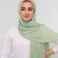 Premium Chiffon Hijab - Pistachio Green