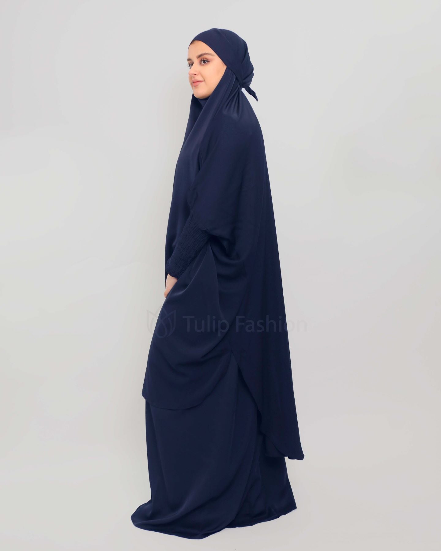 Two piece Jilbab Abaya - Midnight Blue