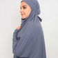 Two piece Jilbab Abaya - Dark Gray