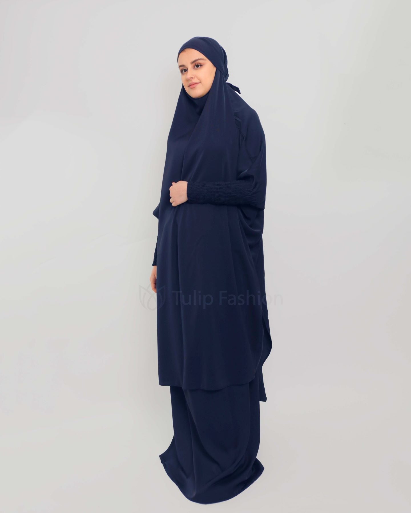 Two piece Jilbab Abaya - Midnight Blue